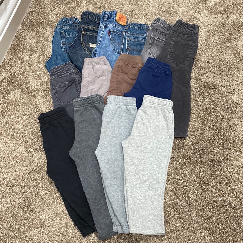 Lot of 14 Boys Pants 2T / 24M